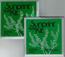 Lot of 2 Sunprint Refill Kit, Set of 12 Sheets per kit New