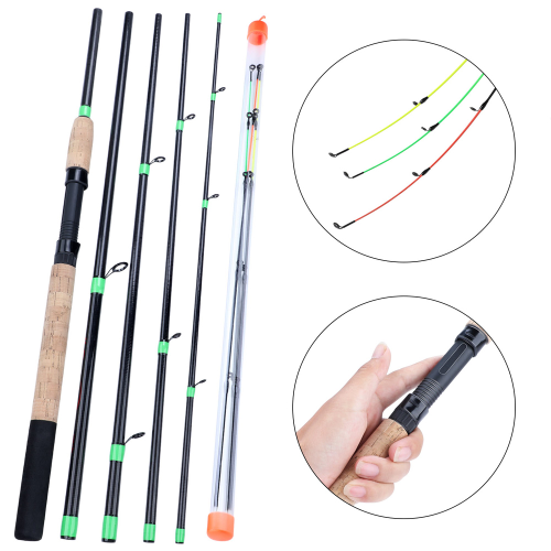 High Quality Cork Handle Spinning Fishing Rod 3.0M Travel Rod Carp Feeder Pole - Bild 27 von 27