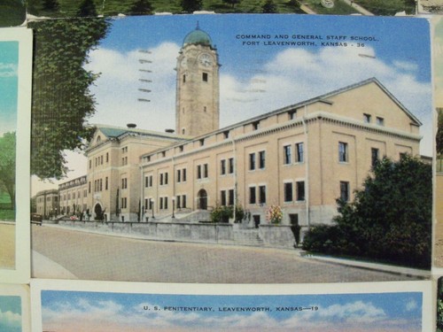LOTE DE 10 POSTALES KANSAS ALL THINGS (LEAVENWORTH) KS LINO PRE-LINO HISTÓRICO #659 - Imagen 6 de 12