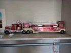 VTG 80’s TONKA Fire Truck Hook and Ladder #1 Fire Engine  Trailer Ladder works