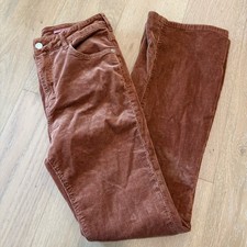 Anthropologie Pilcro Women's Size 29 The Icon Flare Corduroy Pants Brown Copper