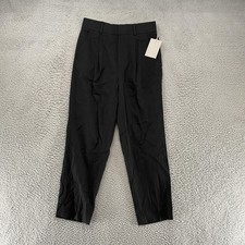 Everlane Pants Womens 6 Black Tencel Way High Taper Pant High Rise Trousers