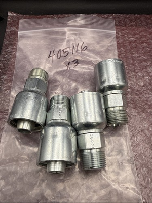 #ad #ad John Deere CNH OXBO 10143 12 12 Crimp Hose Fitting Pack of 4 NEW $67.99