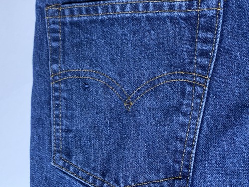 1980 USA Made Levis 517 0217 38x34 Blue Jeans Boot Dark Wash Talon Actl 39x34,25 - Bild 11 von 15