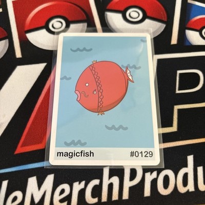 Full Art Magicfish (Magikarp) #0129- Gen 1 Pookiemoot Fan Art - Low Pop