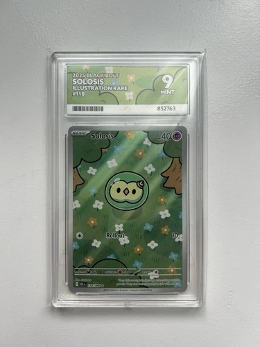 Pokémon TCG: Solosis - 118/086 - ACE 9 - Black Bolt - Illustration Rare