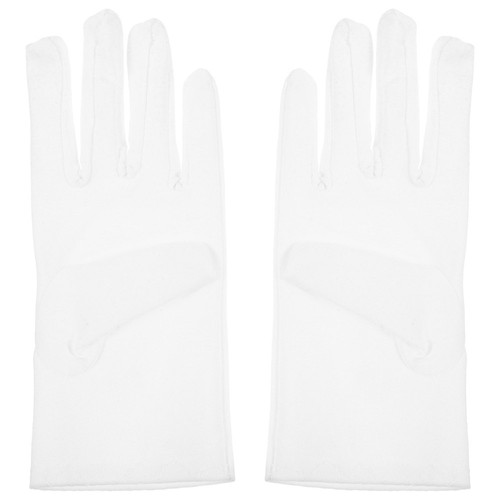 Children's White Gloves Size L for Halloween Costume and Parties - Foto 3 di 12