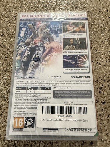 Final Fantasy XII The Zodiac Age Nintendo Switch Brand New Sealed - Picture 4 of 4