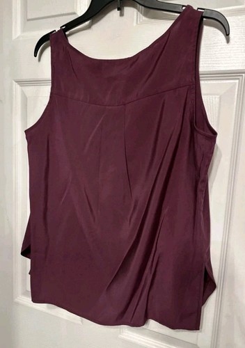 Stylus Crew Neck Sleeveless Dressy Top Size 2X Sweet Plum - Picture 4 of 6