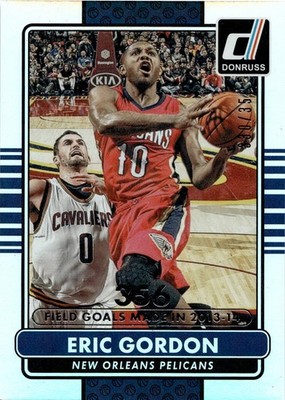 2014-15 Donruss #132 Eric Gordon Stat Line Season #/356 PELICANS
