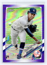 2021 Topps Chrome Update #USC78 Deivi Garcia Purple Refractor Rookie