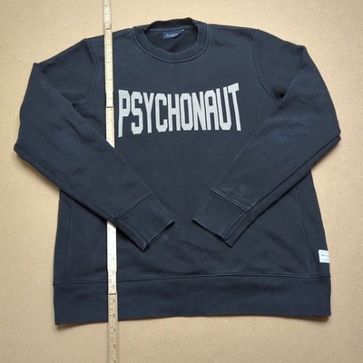 Paul Smith Jeans Psychonaut Sweatshirt Herren Medium Schwarz Spellout Pullover