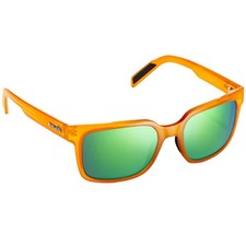 Bajio Sunglasses - Model Paila - Mango Gloss, Polycarbonate Lens, Green Mirror