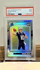 2024 DONRUSS OPTIC RATED ROOKIE DRAKE MAYE RC HOLO SILVER PRIZM PSA 9 MINT
