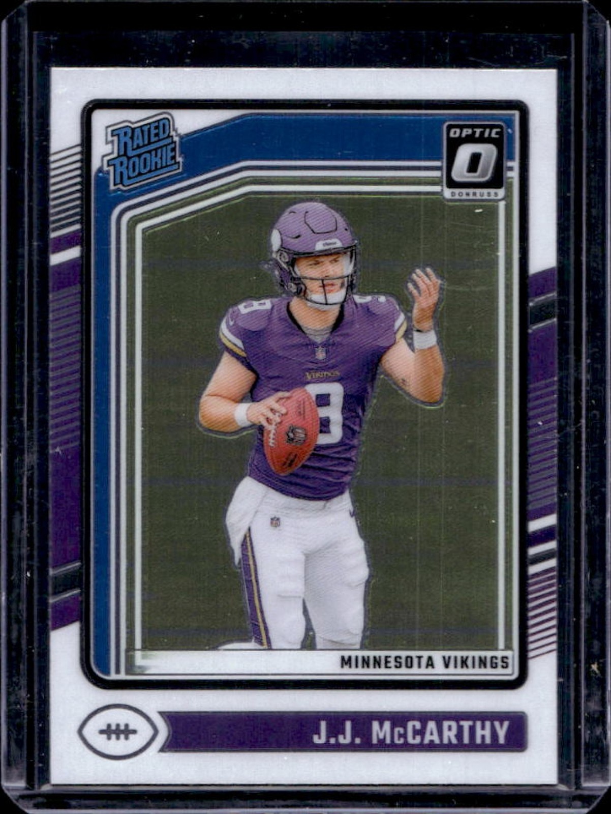 2024 Donruss Optic J.J. McCarthy Rated #235 Vikings