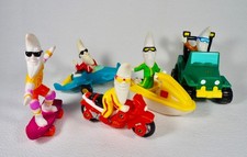 1988 McDonald's "MAC THE NIGHT" Moon Man Toys Set Of 5.