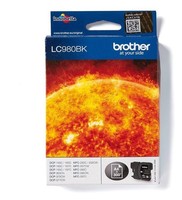 Brother LC-980BK Originale Druckerpatronen Schwarz 300 Seiten