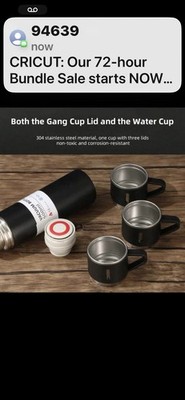 Thermos/ Flask Set MULTIPLE COLORS AVAILABLE