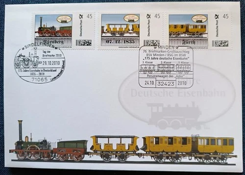Germany / Deutschland:   FDC   Eisenbahn- individuell
