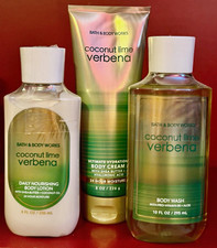 Bath  Body Works - Coconut Lime Verbena 3pc Set