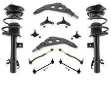 Fits 02-06 Mini Cooper Kit Lower Complete Struts Lower Arm BJs Tie Rods Links