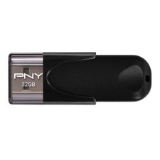 PNY USB Flash Drive 2.0, 4 Standard -Black 32 Go 32 gb, 32 GB, FD32GATT4-EF