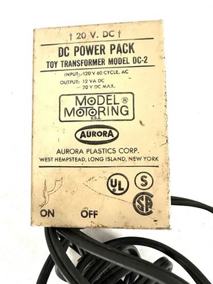 Aurora Model Motoring DC-2 Transformer
