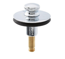 Watco Lift & Turn Messing Ersatz Stopper mit 3/8" Adapter Pin in verchromt