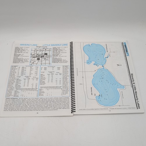 Sportsman’s Connection Wright County Area MN Fishing Map Guide McLeod Meeker Ect - Picture 4 of 5