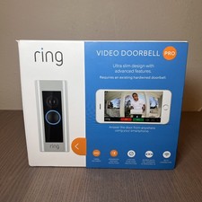 ITEM : RING VIDEO DOORBELL PRO 1080P FULL HD WI-FI  HARDWIRED SEALED BRAND NEW
