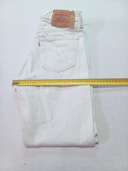 Men Levi's Jeans White Denim 32 #1WM3