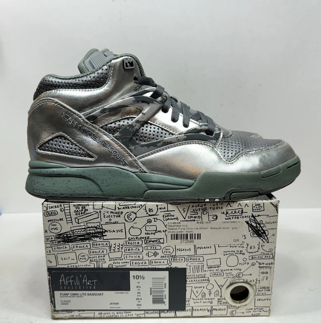 Reebok Pump Omni Lite X Basquiat Swizz Beatz Black for Sale