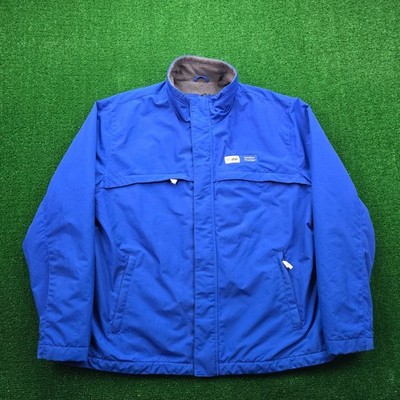 AT&T Solution Provider Jacket Mens XL Blue Lands End Fleece Employee Uniform
