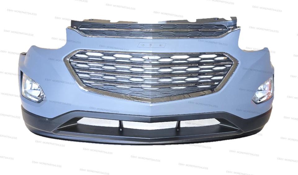 For Chevy Chevrolet Equinox 2016 2017 Front Bumper Cover Grille Set fog lights Foto 2 de 4