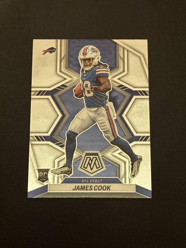 2022 Panini Mosaic - James Cook #285 (RC) NFL Debut Insert Rookie Bills