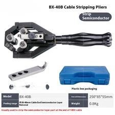 High Voltage Cable Stripper Multi-function Cable Stripping Pliers BX-40A 40B