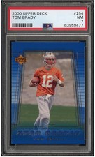 2000 Upper Deck Tom Brady Star Rookie PSA 7, New England Patriots RC