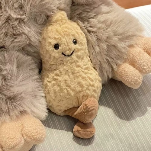 Fun Peanut Toys, Cute Stuffed Dolls, Food Collectibles, Birthday &Holiday Gift - Picture 2 of 6
