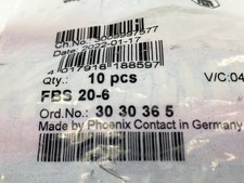 NEW Phoenix Contact FBS 20-6 Terminal Block J...