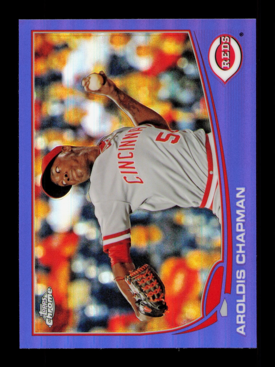 2013 Topps Chrome Purple Refractors #124 Aroldis Chapman