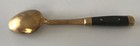 SET OF 12 Vintage SOLID BRONZE 4.5” Spoons - ROSEWOOD HANDLES -Thailand — photo 4