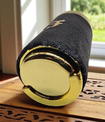 £1 Coin Holder Coin Tube One Pound Will hold new Pound Coins Leather Covered - Picture 14 of 17