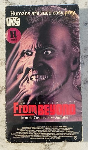 From Beyond - VHS - 1986 - KULTKLASSIKER - HORROR - H.P LOVECRAFT - Verleih