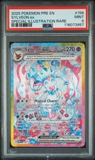 2025 POKEMON PRISMATIC EVOLUTIONS SPECIAL ILLUSTRATION RARE SYLVEON EX PSA 9