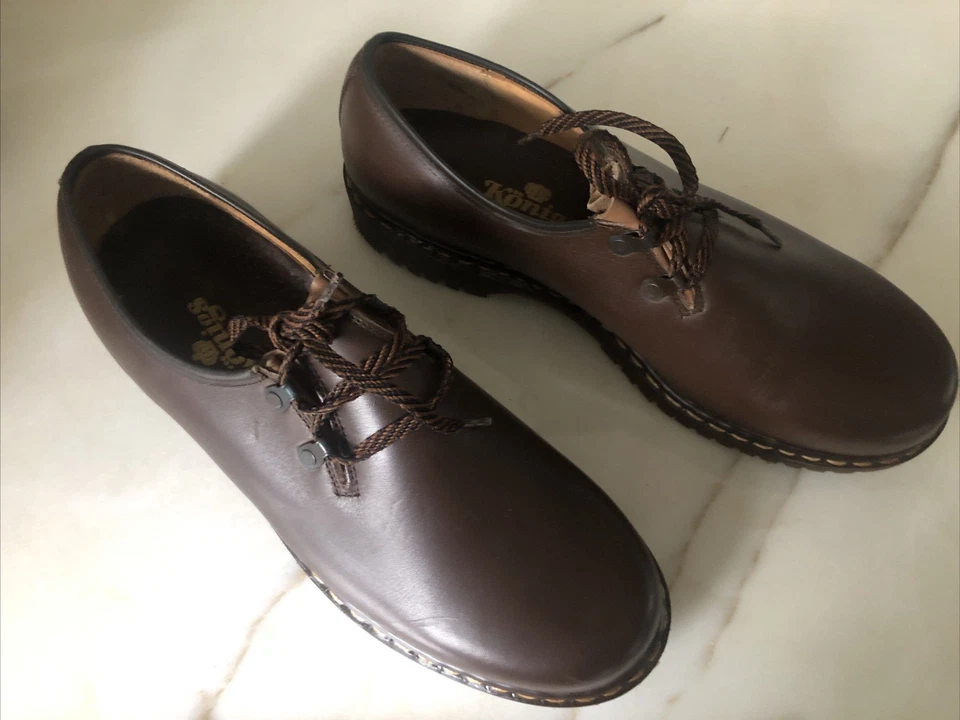 Herren KÖNIGS LEDER Schuhe Dr. Maertens Freizeit braun Gr. 10 45 NEU %%% UVP199€