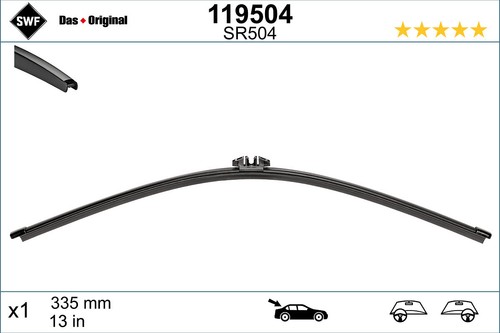 SWF 119504 Balai d'essuie-glace pour SEAT,VW - Photo 1/3