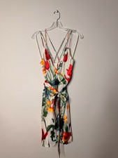 Alice + Olivia Susana floral faux wrap mini dress Size - 4