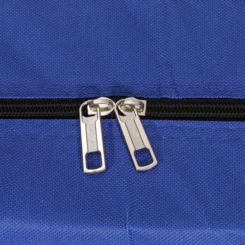 Storage Tote with Zippers 230L Capacity Moving Tote Bags for Clothes, Blue - Bild 5 von 6