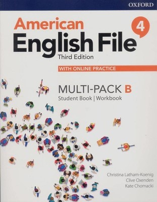 American English File Level 4 Student Book/Workbook Multi-Pack B with Online...