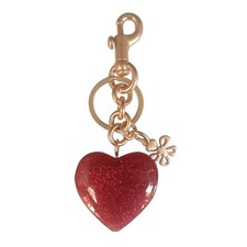 Creative Keychain Charm - Cute Handbag  Wallet Accessory, Durable  Heart red